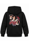 Katseye Polaroid Chain Character Printed Children's Hooded Sweatshirt