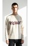 Men's Knitwear Sweater Crew Neck Lettered Long Sleeve Oversize Daily Comfortable Winter Model 12310053 - 3