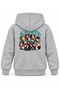 Katseye Comic Square Portrait Printed Children's Hooded Sweatshirt
