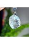 Herkimer Diamond - Herkimer Quartz Crystal Natural Stone Necklace -7- Stainless Steel Chain (Only Hand Made) - 4