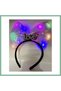 Silver Love Written Lilac Bow Crown with Led Lights and 3 Different Functions 20X17 cm Bsk2026