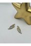 Double Color Zircon Stone Bird Earrings (Steel)