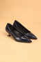 Women's Short Heeled Krok Evening Dress Shoes Heeled Shoes - 3