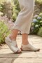 S012.036 Beige Heel Spur Support Gel Sole Hallux Valgus Compatible Comfortable Daily Women's Shoes - 6