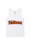 Halloween Inferno – Flaming Gothic Typography & Jack-O'-Lantern Graphic Tank Top