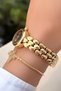 Gold Color - Women's Wristwatch with Calendar - Waterproof - Comes with Bracelet as a Gift - 6