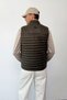 Men's Stand Collar Zippered Collared Vest Khaki - 27K 2269 - 5