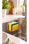 1 Sponge Holder (Sponge as a Gift) - Dishwashing Sponge Holder - with Strong Suction Cup - 1 Double Layer Sponge with Gift - 5