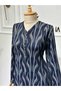 Women's New Season Winter Zara Fabric Mother's Dress - 4