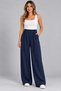 Modal Bol Paça Lace-Up Pants