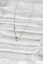 Brass Silver Color Drop Model Women's Necklace - 2