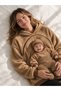Mother Baby before & after Plush Baby Carrying Jacket Kangaroo - 3