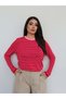 Crew Neck Striped Oversize Sweater - 4