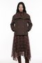 Women's Coat Kbn02719 Brown - 2
