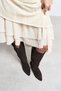 Utah Bitter Brown Suede Leather Pointed Toe Thick Heel Women's Dallas Boots - 3
