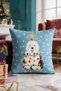 New Year Themed Throw Pillow Cover 43X43 cm Digital Printed Decorative New Year Pillow Cover Gift - 2