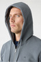 Hooded Pocket Regular Fit Zippered Cotton Sweatshirt Cardigan - 5