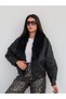 Fur shawl collar leather jacket - 5