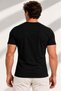 Pack of 6 100% Cotton Men's Undershirts Black Color Zero Neckline in Special Box - 6