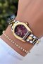 New Season Burgundy Dial Women's Wristwatch -Waterproof- with Bracelet Gift