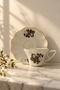 Versa 6-Person Porcelain Coffee Cup Set - 90 ml - 8