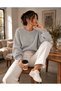 Selanik Knitted Crew Neck Oversize Women's Knitwear Sweater - 2
