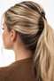 2 Pieces of Coffee-Black Braided Flat Banana Buckle - 6