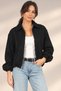 Women's Front Zippered Lined Pocket Cashmere Short Coat - 2