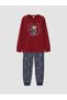 Teddy Bear Printed Boys' Pajama Set (W6) - 2