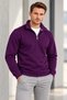 Sümer Işık Unisex Stand Collar Half Zipper 3-Strand Inner Ribbed Cotton Winter Sweatshirt 100% Cotton - 2