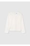 Girl's 2-Piece Sweater Set White - 3