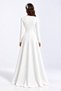 Modest White Wedding Dress Promise Dress Engagement Dress Hijab Promise Engagement Dress - 2