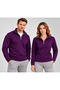 Sümer Işık Unisex Stand Collar Half Zipper 3-Strand Inner Ribbed Cotton Winter Sweatshirt 100% Cotton