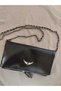 Women's Chain Strap Wing Detailed Portfolio & Shoulder Bag - 5