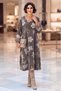 Mink Color Italian Velvet Plus Size Dress - 2