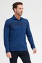 Men's Polo Neck Long Sleeve Sweatshirt - 4