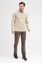 Men's Polo Neck Long Sleeve Sweatshirt - 7