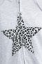 Star Embroidered Zipper Sweatshirt H10808 - 3