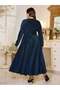 Rochie maxi, albastru - 2