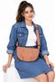Salmon Color Women's Adjustable Strap Daily Mini Shoulder Bag and Crossbody Bag - 2
