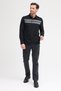 Men's Polo Neck Long Sleeve Sweatshirt - 7