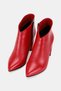Women's Red Genuine Leather Boots & Booties, Sizes 34-41 - 2