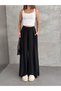 Women's Wide-Lette Pants with Pleated Details in Sandy Fabric, Tesettür Palazzo Pants