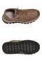 Lace-Up Thick Sole Memory Foam Brown Men's Casual Walking Shoes Tough - 5