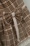 Baby Girl 3-Piece Vintage Set - Embroidered Collared Shirt, Knit Sweater, and Plaid Skirt - 6