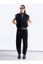 Pile Detailed Thick Belted Baggy Trousers