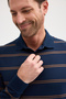 Men's Polo Neck Long Sleeve Sweatshirt - 2