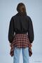 Side Tie Trench Coat 2113 Black - 4
