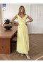 Rochie maxi, galben