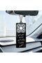 Acrylic Car Hanger with Travel Dua Laser Engraving